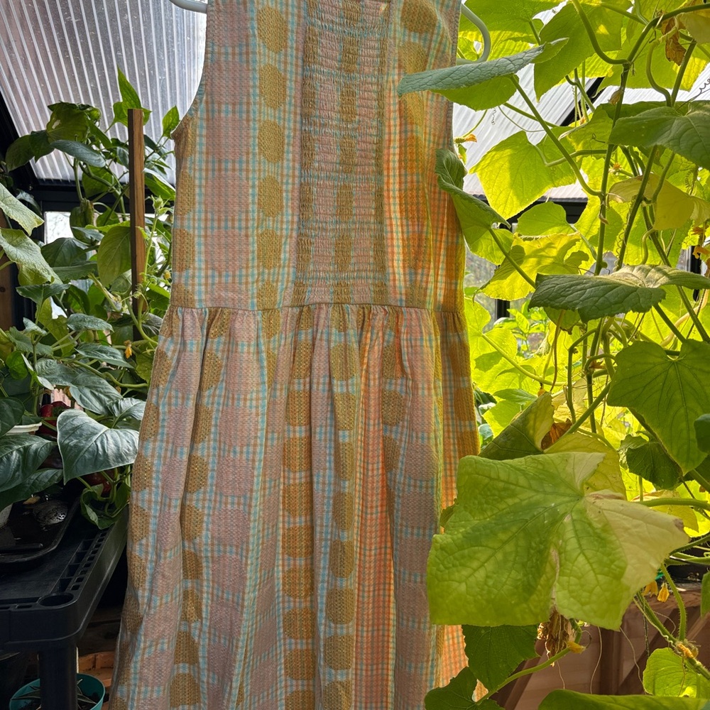 Ace & Jig Multicolor circle sparkles Midi Dress